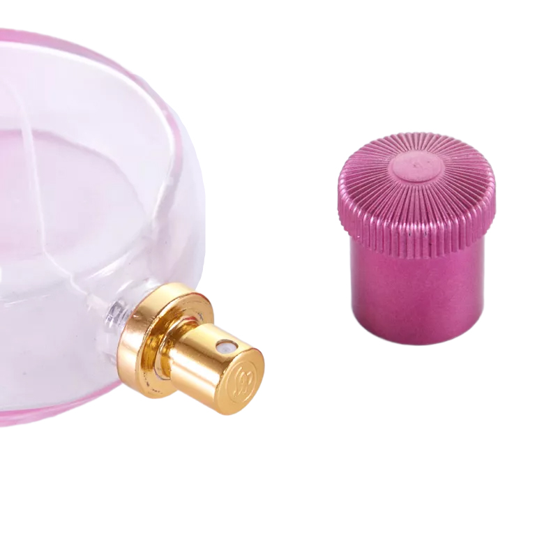 ポータブル ピンク ミニチュア香水スプレー ガラス ボトル